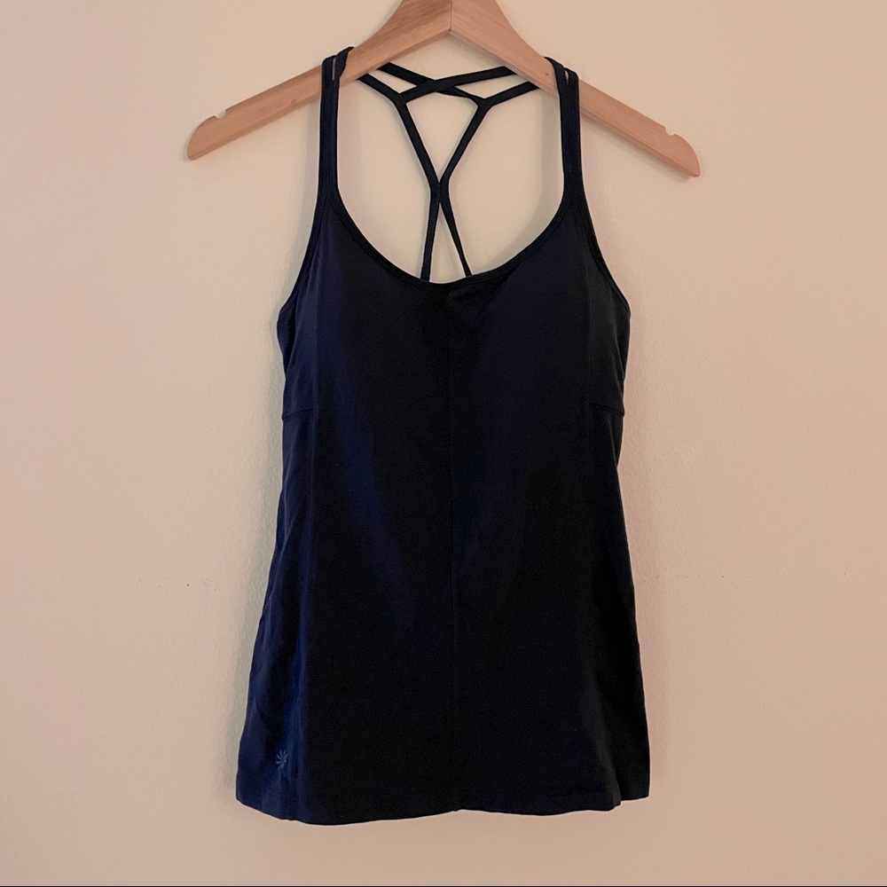 Athleta Strappy Tank Top with Built-in Bra